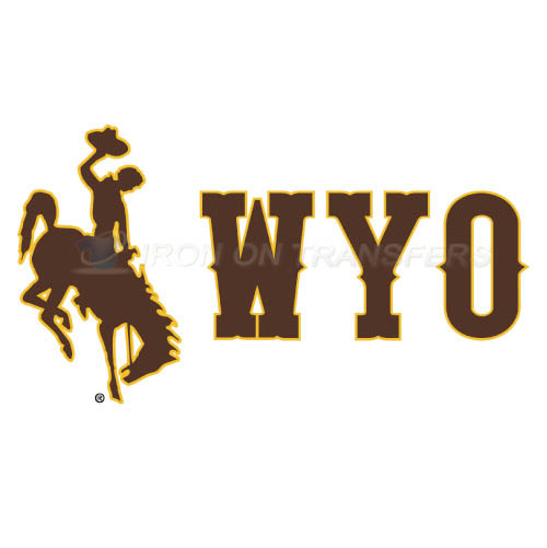 Wyoming Cowboys Logo T-shirts Iron On Transfers N7069 - Click Image to Close